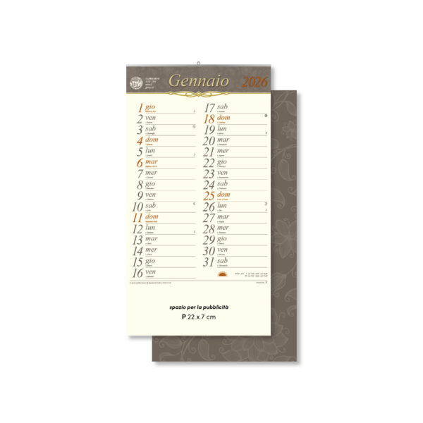 Calendari 2026 OLANDESI OLD