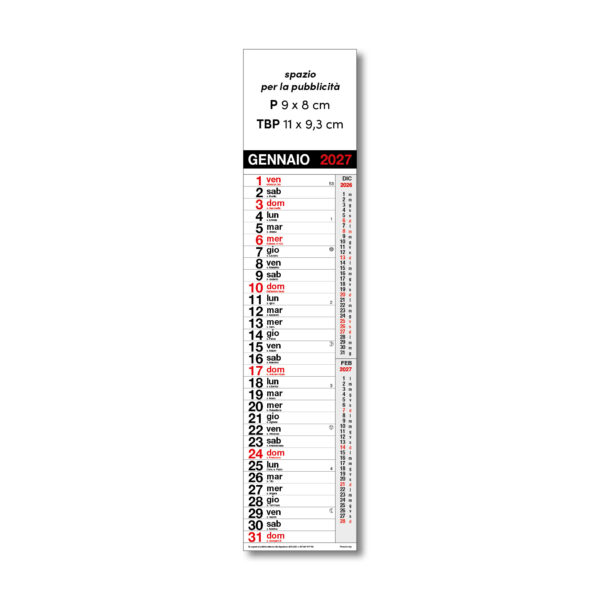 Calendari 2027 OLANDESI