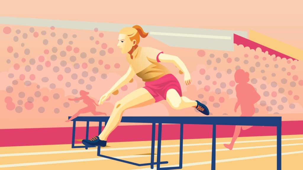 Fanny Blankers-Koen illustrazione  