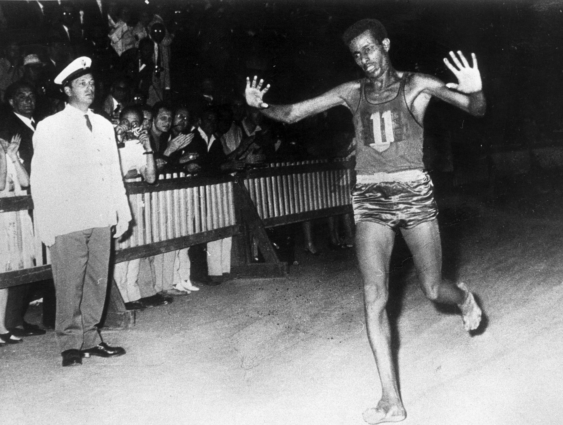 Abebe Bikila olimpiadi Roma 1960