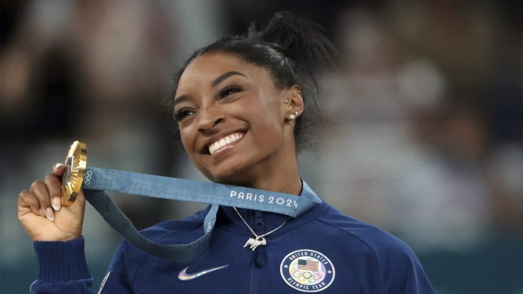 Simone Biles Olimpiadi 2024 medaglia 