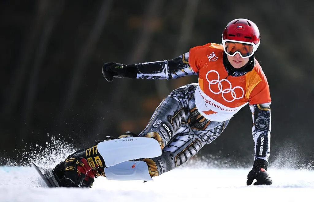 Ester Ledecká snowboard