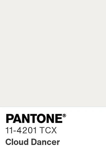 pantone 2026 cloud dancer