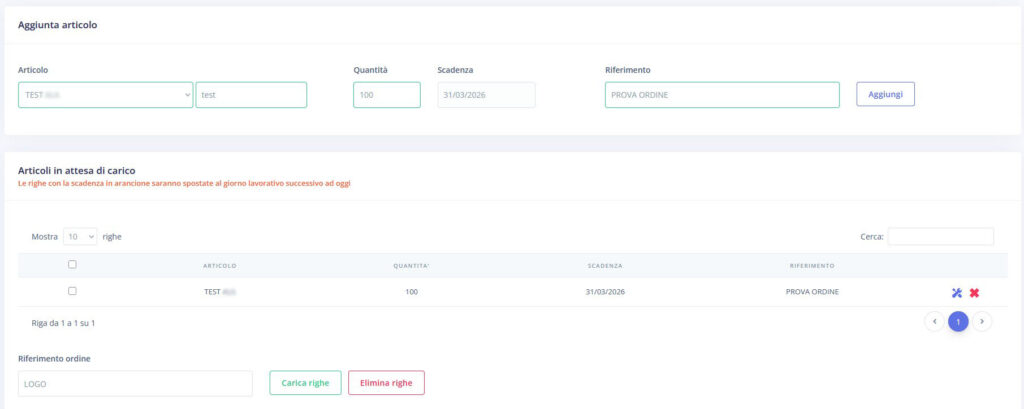 tracciare il tuo ordine  logo easy flow